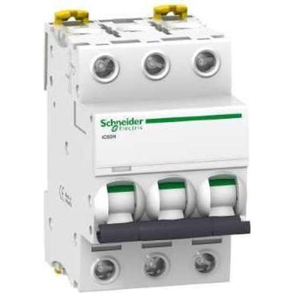 Schneider Electric met installatieautomaat 3, uitschakelaarkarakteristiek D, nom. - A9F75310 Schneider Electric met installatieautomaat 3, uitschakelaarkarakteristiek D, nom. - A9F75310