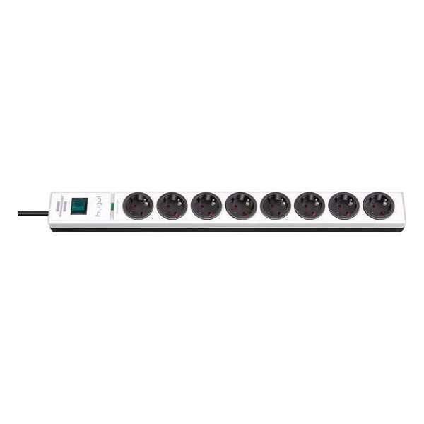 Brennenstuhl 1150610308 8AC outlet(s) 2m Zwart, Wit Overspanningsbeveiliging Brennenstuhl 1150610308 8AC outlet(s) 2m Zwart, Wit Overspanningsbeveiliging