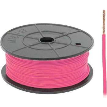 FLRY -B kabel - 1x 0,75mm - Licht Roze - Rol 100 meter