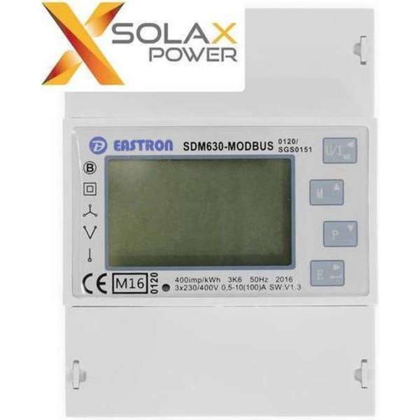 SDM630-Modbus voor Solax Omvormers