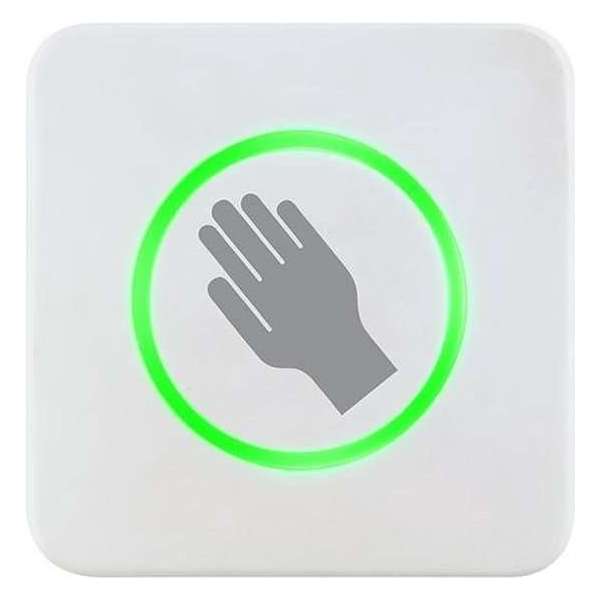 CleanSwitch LED aanraakvrije schakelaar opdruk hand CleanSwitch LED aanraakvrije schakelaar opdruk hand