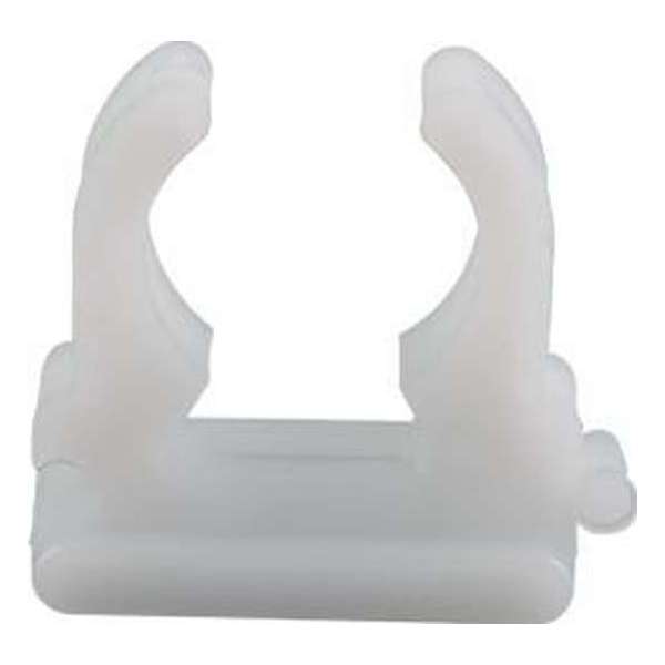 MEPA kabelbuisklem KB, kunstst, transp, v/buisdiam 25mm, koppelbaar MEPA kabelbuisklem KB, kunstst, transp, v/buisdiam 25mm, koppelbaar