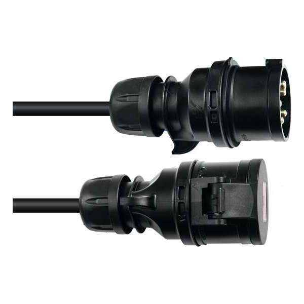 PSSO krachtstroom kabel CEE 16A 5x2.5 10m Zwart PSSO krachtstroom kabel CEE 16A 5x2.5 10m Zwart