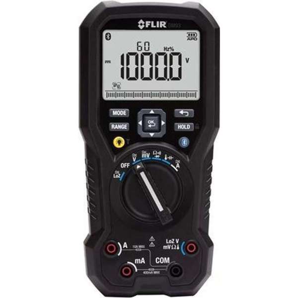 FLIR DM93: FLIR zeer nauwkeurige digitale multimeter met VFD-modus FLIR DM93: FLIR zeer nauwkeurige digitale multimeter met VFD-modus