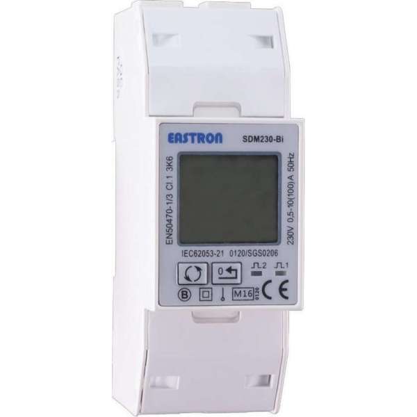 1 fase LCD modulaire kWh meter 100A Multirate 1 fase LCD modulaire kWh meter 100A Multirate