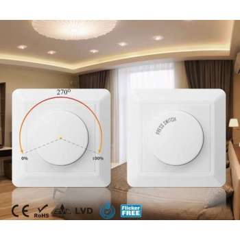 Led-dimmer inbouw 200watt