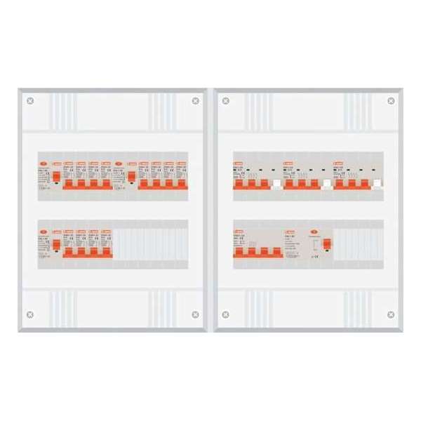 3 fase groepenkast met 12 licht groepen en 3 krachtgroepen 3 fase groepenkast met 12 licht groepen en 3 krachtgroepen
