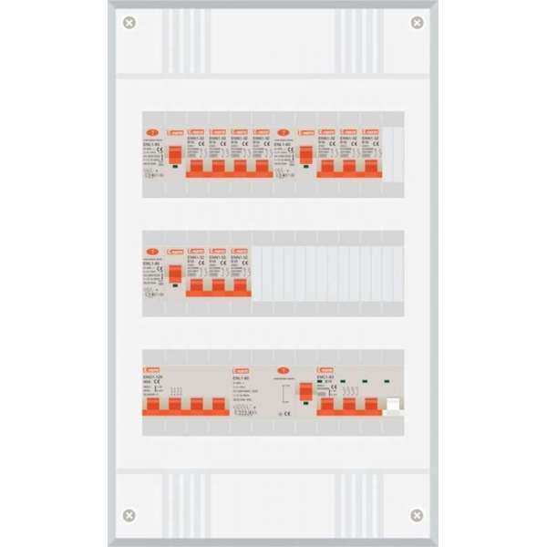 3 fase groepenkast met 10 licht groepen en 1 krachtgroep 3 fase groepenkast met 10 licht groepen en 1 krachtgroep