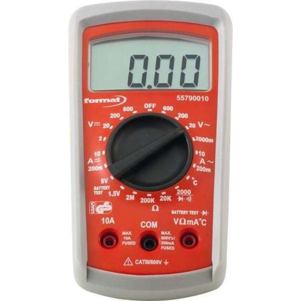 Digitale multimeter 2-600V FORMAT Digitale multimeter 2-600V FORMAT