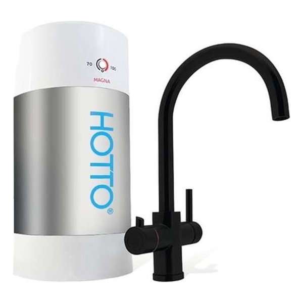 Boiler 8L + Arco kraan zwart - combiset Arco - Zwart Boiler 8L + Arco kraan zwart - combiset Arco - Zwart