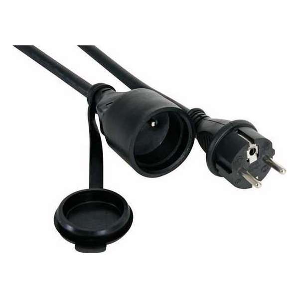 Perel Verlengkabel 25 Meter 230 V Rubber 3680 Watt Zwart Perel Verlengkabel 25 Meter 230 V Rubber 3680 Watt Zwart