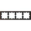 Afdekraam D-Life 4V - Metaal Mocca - Systeem Design - Schneider Electric - MTN4040-6552