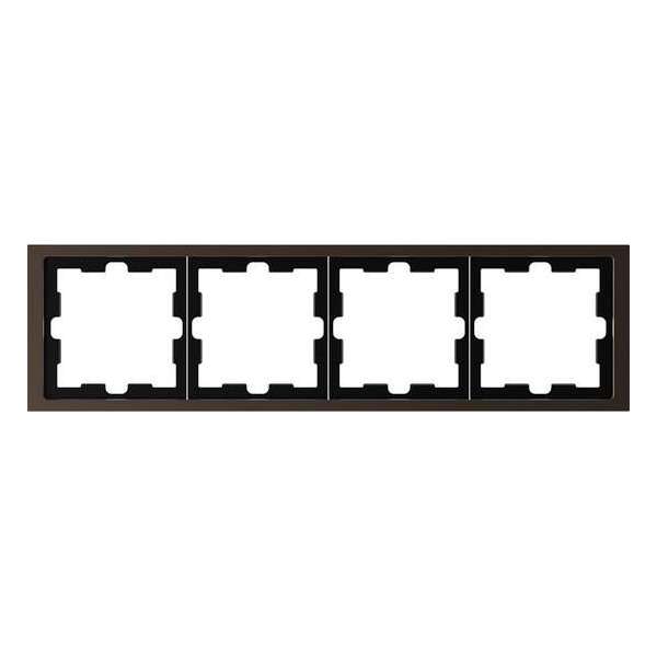 Afdekraam D-Life 4V - Metaal Mocca - Systeem Design - Schneider Electric - MTN4040-6552 Afdekraam D-Life 4V - Metaal Mocca - Systeem Design - Schneider Electric - MTN4040-6552