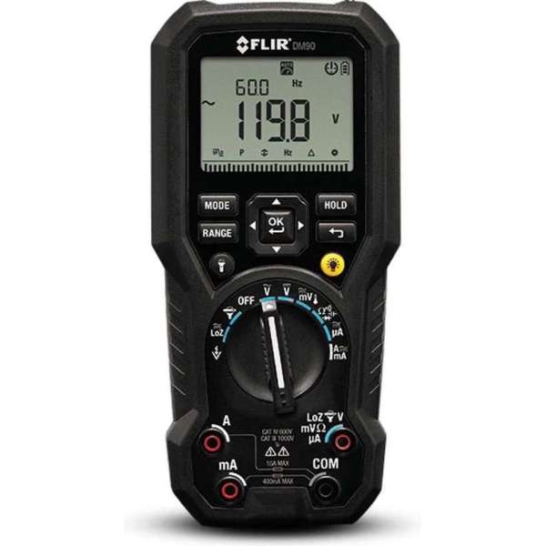 Flir DM90: TRMS multimeter met temperatuurmeting