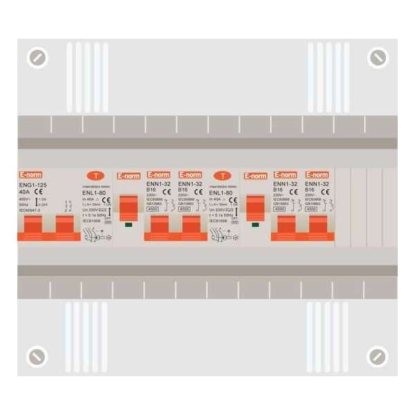 1 fase groepenkast met 4 licht groepen 1 fase groepenkast met 4 licht groepen