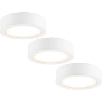 Keukenspot LED - set van 3 - 270 lm - IP20 - wit 3 x 270 lumen - wit