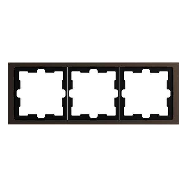 Afdekraam D-Life 3V - Metaal Mocca - Systeem Design - Schneider Electric - MTN4030-6552 Afdekraam D-Life 3V - Metaal Mocca - Systeem Design - Schneider Electric - MTN4030-6552