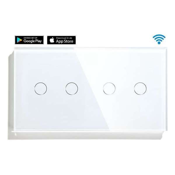 SmartinHuis - Slimme serieschakelaars - Wifi - Wit SmartinHuis - Slimme serieschakelaars - Wifi - Wit