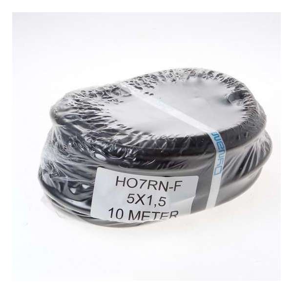 Algemeen Kabel neopreen zwart 5 x 1.5mm² x 10 meter (Prijs per stuk) Algemeen Kabel neopreen zwart 5 x 1.5mm² x 10 meter (Prijs per stuk)
