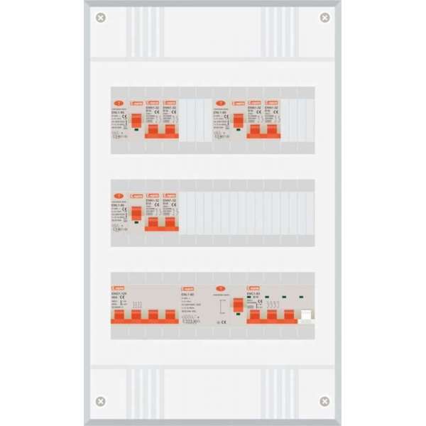 3 fase groepenkast met 6 licht groepen en 1 krachtgroep 3 fase groepenkast met 6 licht groepen en 1 krachtgroep