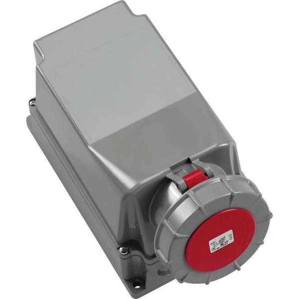 Krachtstroom CEE 125A 5-polig opbouw stopcontact ABL Sursum D54S37 Krachtstroom CEE 125A 5-polig opbouw stopcontact ABL Sursum D54S37