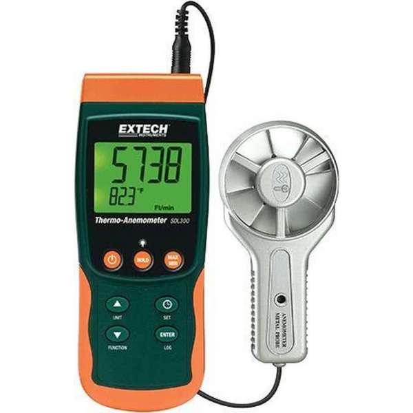 EXTECH SDL300: Metal Vane Thermo-Anemometer/Datalogger EXTECH SDL300: Metal Vane Thermo-Anemometer/Datalogger