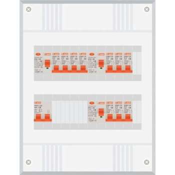 1 fase groepenkast met 10 licht groepen