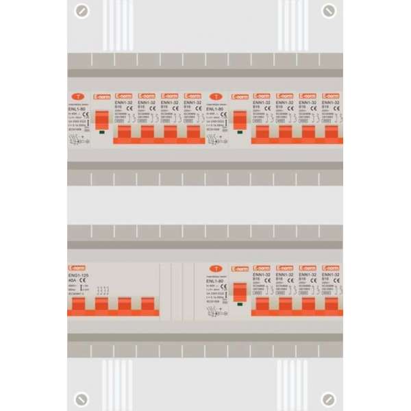 3 fase groepenkast met 12 licht groepen 3 fase groepenkast met 12 licht groepen