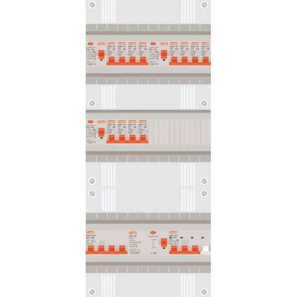 3 fase groepenkast met 12 licht groepen en 1 krachtgroep 3 fase groepenkast met 12 licht groepen en 1 krachtgroep