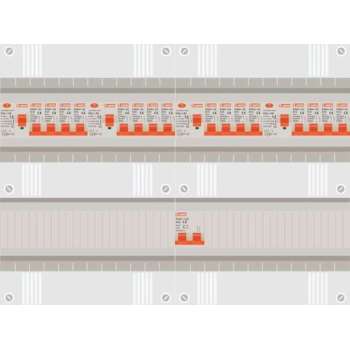 1 fase groepenkast met 16 licht groepen
