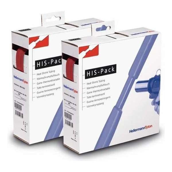 Hellermann Tyton 300-32542 Krimpkous Rood Kabelisollatie Hellermann Tyton 300-32542 Krimpkous Rood Kabelisollatie