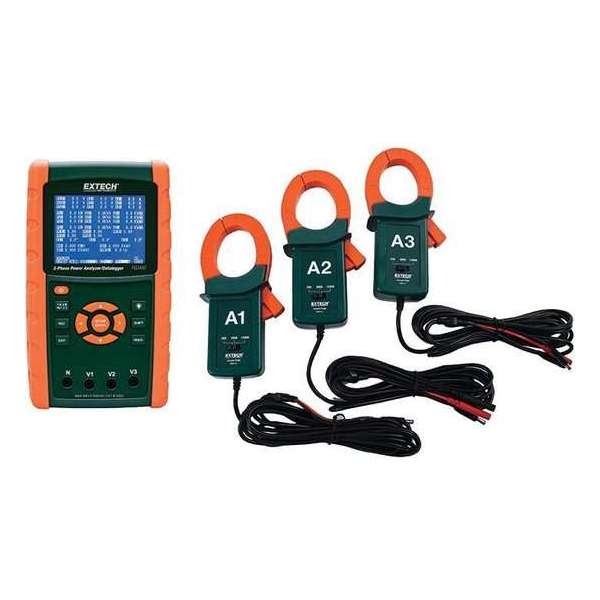 EXTECH PQ3450-12: 1200A Datalogging Power Analyzer Kit EXTECH PQ3450-12: 1200A Datalogging Power Analyzer Kit