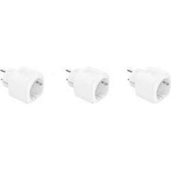 3-PACK  SMART PLUG/ SLIMME STEKKER [SCHUKO, 16A, TUYA/ AMAZON ALEXA/GOOGLE ASSIST/IFTTT]