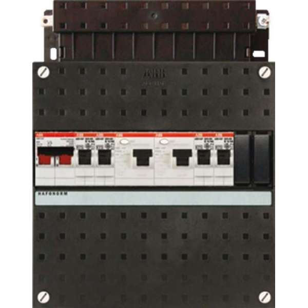 ABB groepenkast 1 fase met 4 groepen en afmetingen 220x220 mm ABB groepenkast 1 fase met 4 groepen en afmetingen 220x220 mm