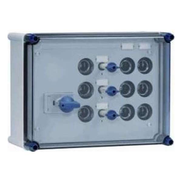 Eaton Halyester licht groepenkast 3 lichtgroepen 2 krachtgroep en hoofdschakelaar 40A GLKS 4032a Eaton Halyester licht groepenkast 3 lichtgroepen 2 krachtgroep en hoofdschakelaar 40A GLKS 4032a