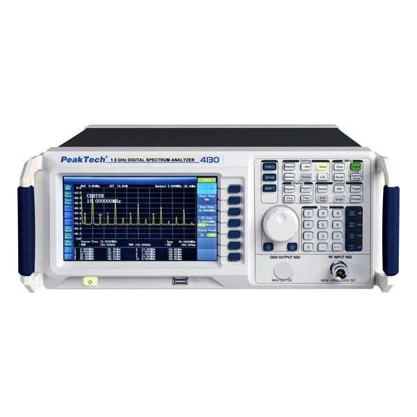 PeakTech 4130-1 Digital Spectrum Analyzer 9 kHz ~ 1,5 GHz PeakTech 4130-1 Digital Spectrum Analyzer 9 kHz ~ 1,5 GHz