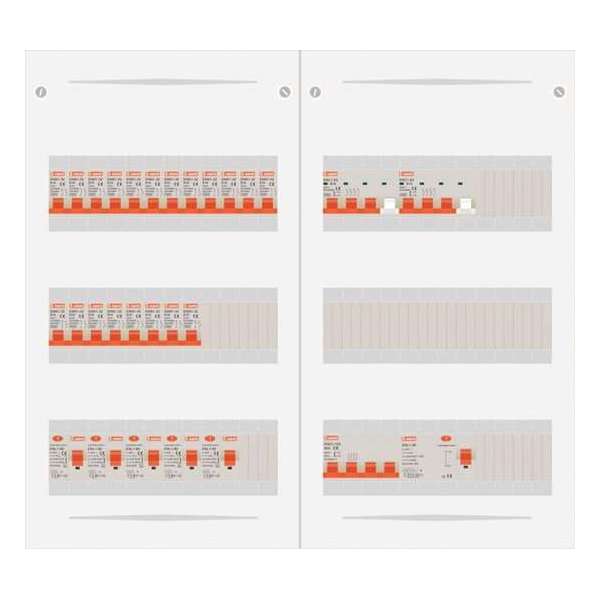 3 fase bedrijfsverdeler 40A met 20 licht groepen en 2 krachtgroepen 3 fase bedrijfsverdeler 40A met 20 licht groepen en 2 krachtgroepen