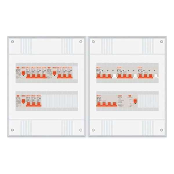 3 fase groepenkast met 10 licht groepen en 3 krachtgroepen 3 fase groepenkast met 10 licht groepen en 3 krachtgroepen