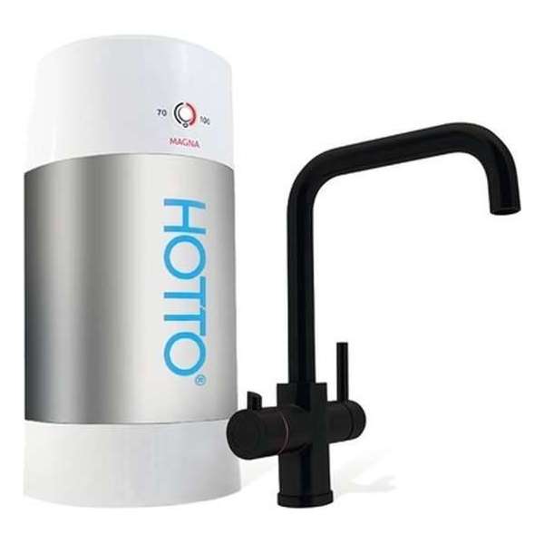 Boiler 8L + Quadro kraan zwart - combiset Quadro - Zwart Boiler 8L + Quadro kraan zwart - combiset Quadro - Zwart