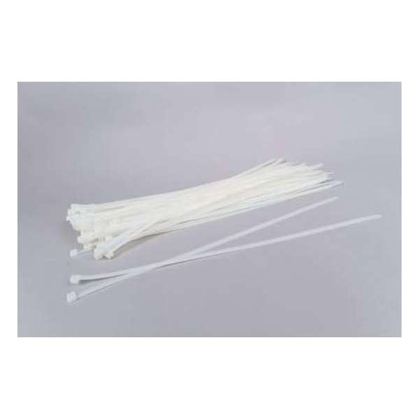 100 stuks Witte kabelbinders extra lang 150cm x 9 mm (099.0300) 100 stuks Witte kabelbinders extra lang 150cm x 9 mm (099.0300)