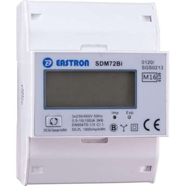 3 fase LCD modulaire kWh meter 100A Multirate 3 fase LCD modulaire kWh meter 100A Multirate