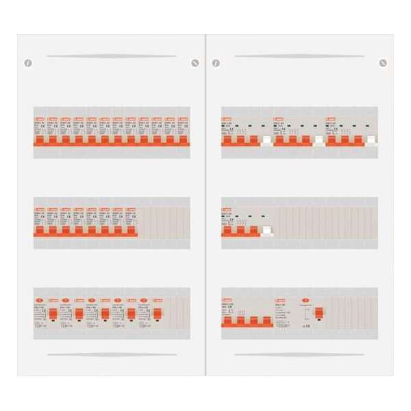 3 fase bedrijfsverdeler 40A met 20 licht groepen en 4 krachtgroepen 3 fase bedrijfsverdeler 40A met 20 licht groepen en 4 krachtgroepen