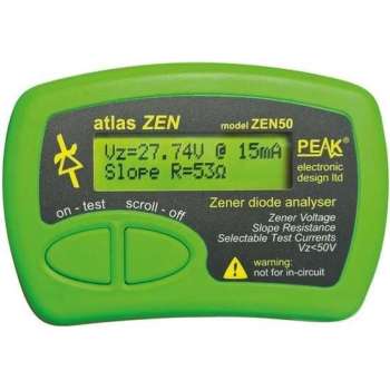 Atlas Zen - Zenerdiode-Analysator (0 - 50 V)