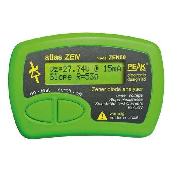 Atlas Zen - Zenerdiode-Analysator (0 - 50 V)