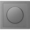 Universele LED Draaidimmer Compleet - RVS look - Merten D-Life - Schneider Electric - MTN5134-6536_TO
