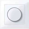 Universele LED Draaidimmer Compleet - Actief Wit - Merten M-Pure - Schneider Electric - MTN5134-3625_TO