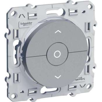 SCHNEIDER ELECTRIC Rolluikschakelaar Odace aluminium 230 V