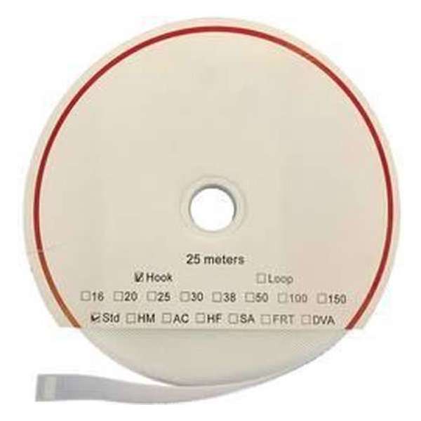 FASTECH® T0105000000325 Klittenband Om vast te plakken Hotmelt Haakdeel (l x b) 25000 mm x 50 mm Wit 25 m FASTECH® T0105000000325 Klittenband Om vast te plakken Hotmelt Haakdeel (l x b) 25000 mm x 50 mm Wit 25 m