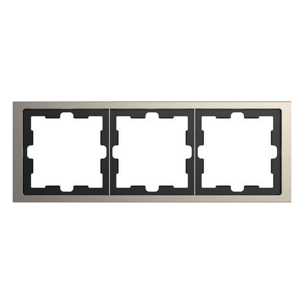 Afdekraam D-Life 3V - Metaal Nikkel - Systeem Design - Schneider Electric - MTN4030-6550 Afdekraam D-Life 3V - Metaal Nikkel - Systeem Design - Schneider Electric - MTN4030-6550