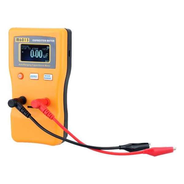Dakta® ESR Meter | Condensator | Multimeter | Transistor Tester | Digitaal | Thuis & Professioneel | Oranje Dakta® ESR Meter | Condensator | Multimeter | Transistor Tester | Digitaal | Thuis & Professioneel | Oranje